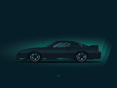 1991 Chevrolet Camaro Z28 90s camaro car chevrolet illustration musclecar vector vintage