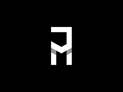 JM Mark geometric j logo m mark simple typography