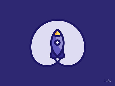 Daily Logo Challenge #1 dailylogochallenge design logo logotype rocket