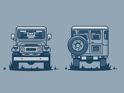 Land Cruiser car icon illustration toyota truck vehicle