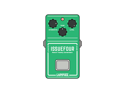 Ladyfuzz Zine Tubescreamer fanzine fuzz green guitar ibanez ladyfuzz magazine overdrive pedal tubescreamer zine