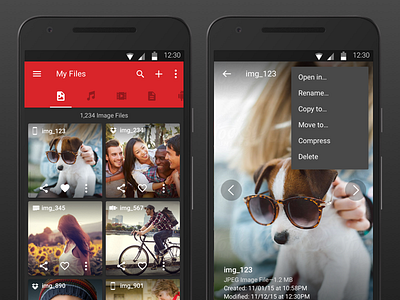 File Viewer android app dog material design photo app