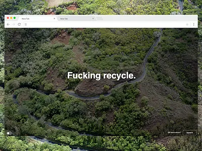 F***ing Life Advice | Chrome extension extension google productivity ui ux