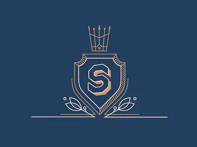 The Stable Badge badge brand design logo secondary graphics