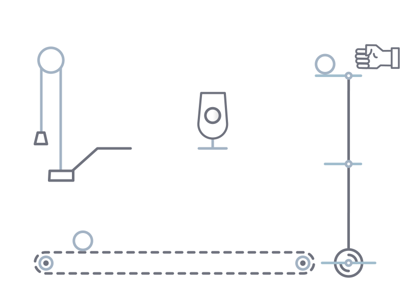 Core Values: Collaboration animated gif animation chain reaction collaboration gif loop looping gif machine motion graphic rube goldberg rube goldberg machine