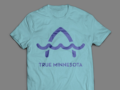 Alexandria Shirt a blue logo minnesota mn shirt waves