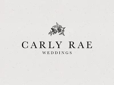 CRW - Unselected branding bride design events huckleberry identity logo planner serif wedding