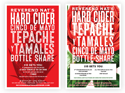 Revnats Cinco De Mayo 2017 cider cinco de mayo poster revnats tepache