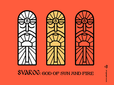Svarog fire god smith sun svarog