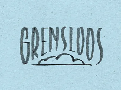 Grensloos custom dekleinering dkr handlettering type typography