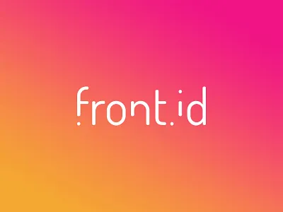 Front Id Branding brand branding drupal logo logotype typography