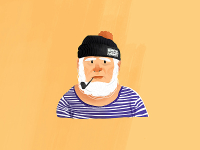 Sailor Portrait4 brush digital illustration me painting pencil photoshop sailor sea texture wacom