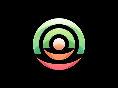 Cup color abstract bowl circles cup geometric geometry identity logo logotype sun