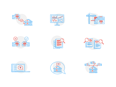 Banking Icon Set banking compliance finance icon illustration line retail