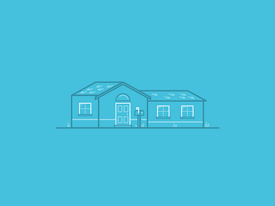 Unused House Illustration home house icon illustration line