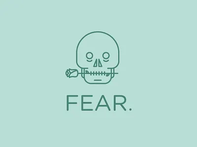 DAMN. bones damn fear illustration kendrick lamar rose skull teeth