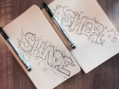 Notebook Graffiti Gift drawing graffiti lettering moleskin notebook sharpie