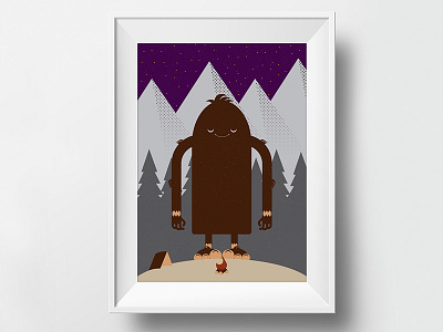 Bigfoot bigfoot camping outdoors sasquatch