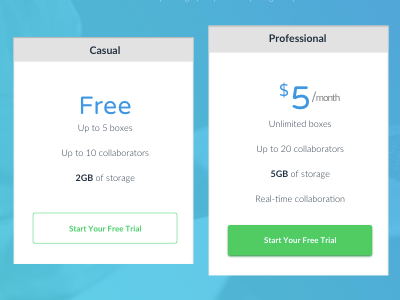 Pricing UI design interface pricing ui ux web