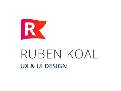 My new logo designer flag freelance logo red ui ux