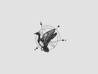 Lab180 art chemical dark dot duck icon mark tatoo vintage