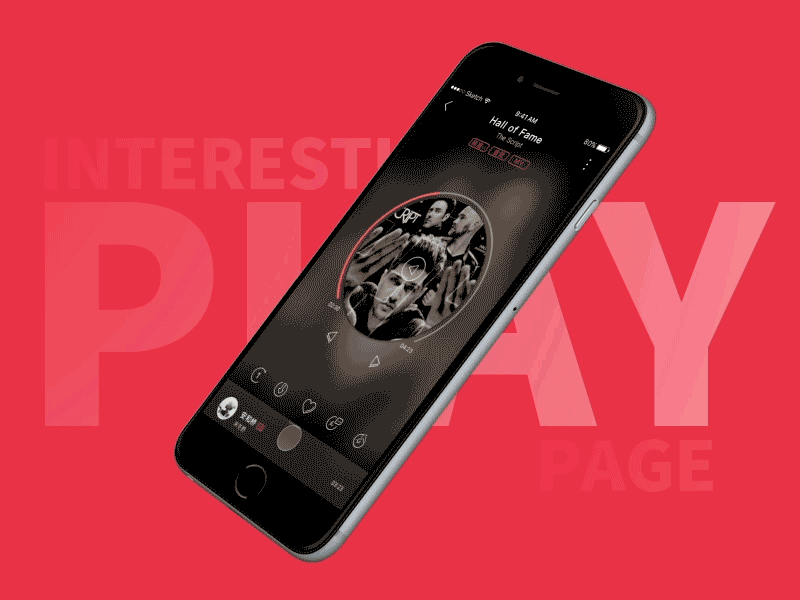 Play Page demo design ios ue ui