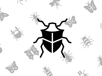 Bugs Icons (Solid / Glyph Style) │ glyph icon icon set icons outline solid ui user experience user interface ux