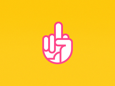 The Finger finger geometric hand illustration line the