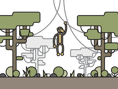 Monkey See animals forest jungle monkey rainforest trees tropical