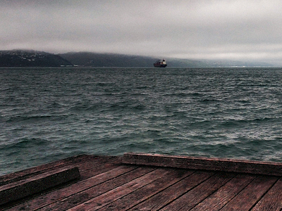 I See A Ship In The Harbor Photo harbor jetty photo sea ship storm water wellington