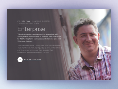 Spotlight Reporting Case Study