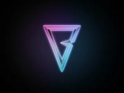 Basement Studio Icon arrow badge branding design logo purple wordmark