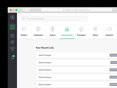 SAM - Lists design ui user experience user interface ux