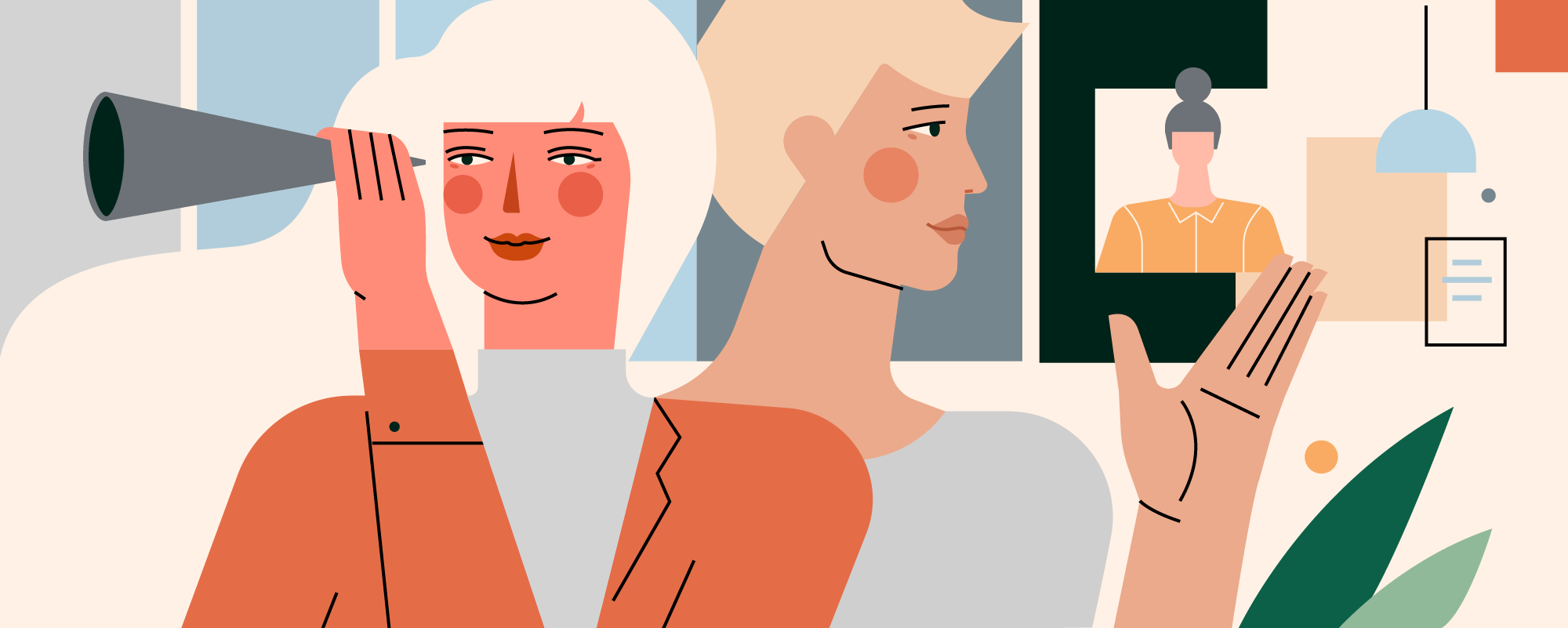 Example of Flat Illustration Design