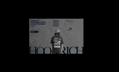 Hoodrich v2. animation ui web design website