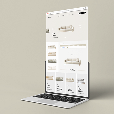 [WEB SITE] LARBOE design detail page product detail page ui ux webdesign website