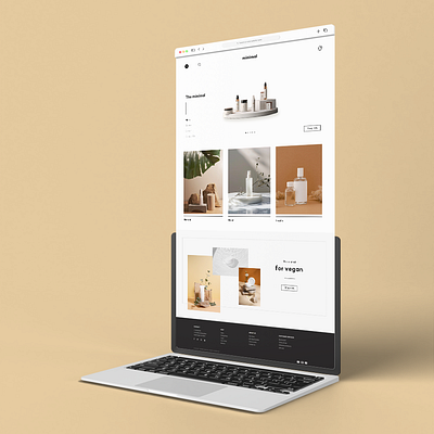 [WEB SITE] MINIMAL design detail page product detail page ui ux webdesign website