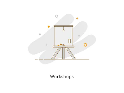Workshops Icon brainstorm icon icons identity illustration latvia pictogram riga sketchapp workshop