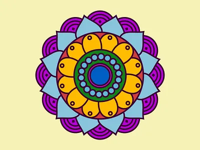 Mandala colors hanti hantiart illustration mandala music psytrance