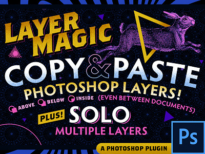 LayerMagic PS Plugin copyandpaste extension photoshop plugin