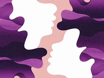 Movement face girl hair human illustration modern movement texture woman