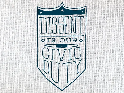 Bandana Detail 4 civic dissent protest screen print shield