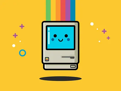 hello 128k mac macintosh mbe sketch