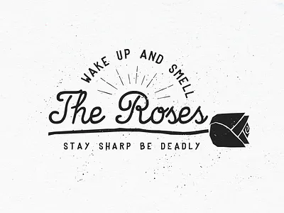 Wake Up black bulls eye card flowers greeting card heart rose roses tattoo