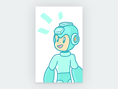 Mega Man capcom drawing game illustration megaman poster sketch