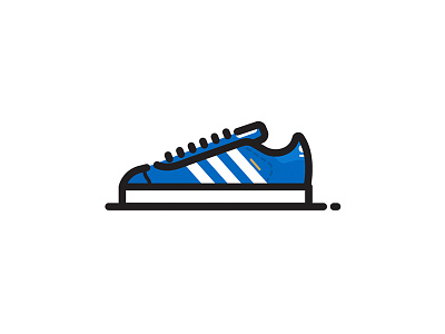 Gazelle adidas gazelle illustration illustrator line art logo shoes sneakers vector