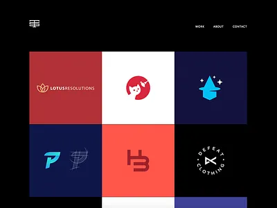 Portfolio branding concept design graphic idea identity illustrator inspiration logo photoshop portfolio website