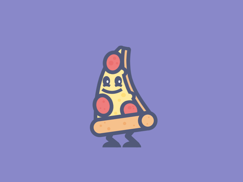 Get Back To Twerk! animation dance gif happy illustration junk food pizza twerk