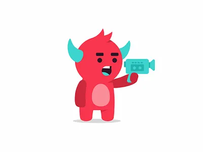 Monster camera film horns illusion monster movie