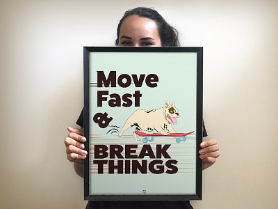 Inspirational Poster culture deputyapp deputydesign design dog engaging frame fun office